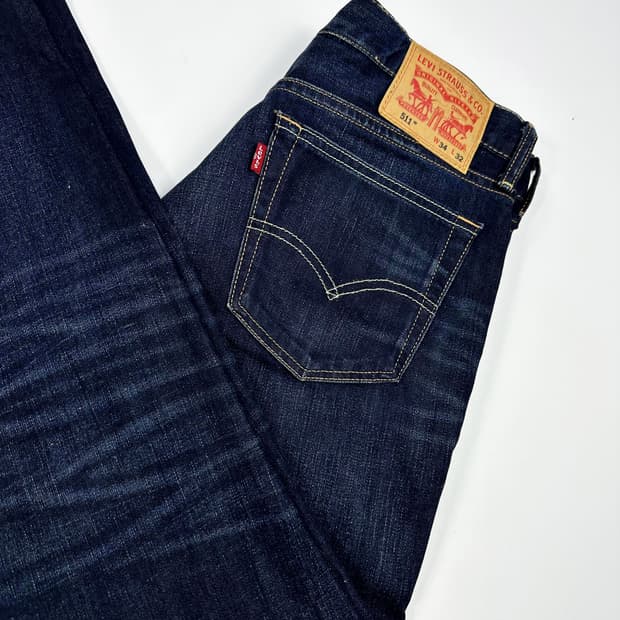 리바이스 511 오리지널 진청 데님 팬츠 (32인치)