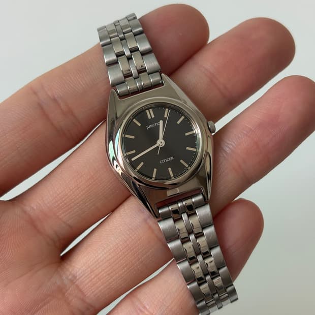 1990s Junction Black Dial Ladies Quartz