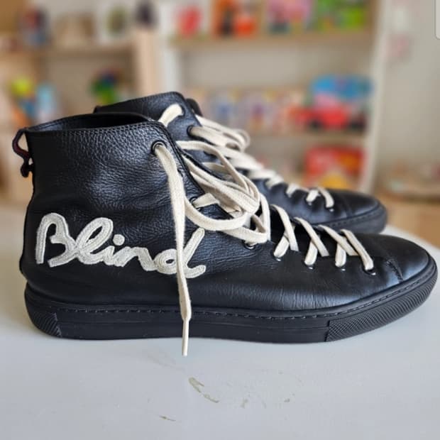 구찌 blind for love 하이탑 블랙