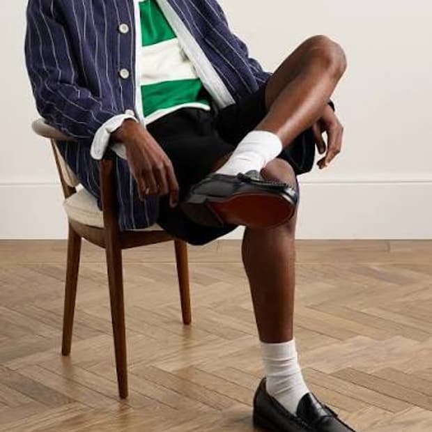 드레익스 핀스트라이프 린넨 초어자켓 40사이즈