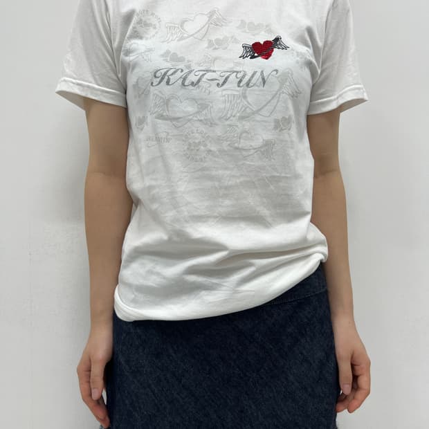 heart-angel printing top 