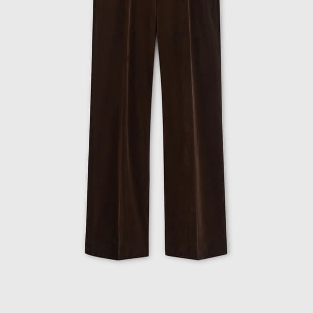 타일레 벨벳 슬랙스 다크브라운 3사이즈 새상품 판매