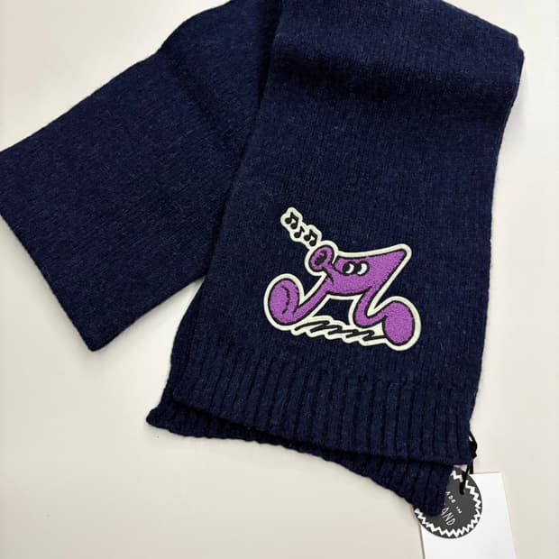 하울린 머플러 네이비