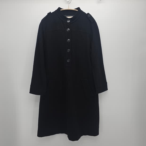 BCBG 블랙 모직 원피스