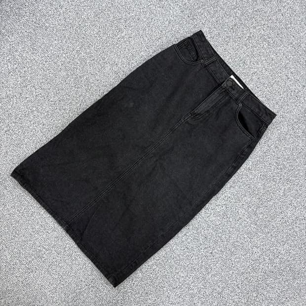 M BETTER DENIM 흑청 데님 스커트 0611J2