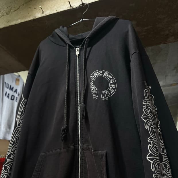 Chrome Hearts 크롬하츠 홀스슈 후드집업 (사용감 O)