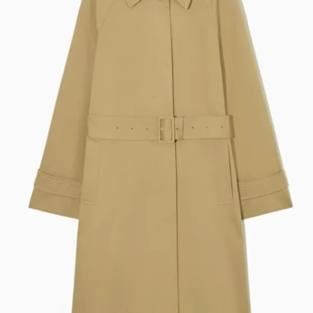 코스 COS 신형 레귤러핏 트렌치 코트 36