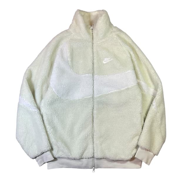 나이키 빅 스우시 리버시블 쉐르파 점퍼
