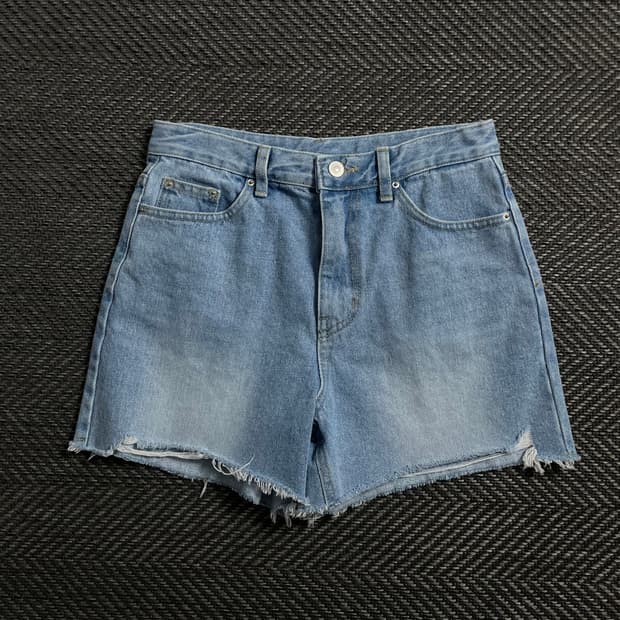 빈티지 우먼스 커팅 데님 숏 팬츠o 4090