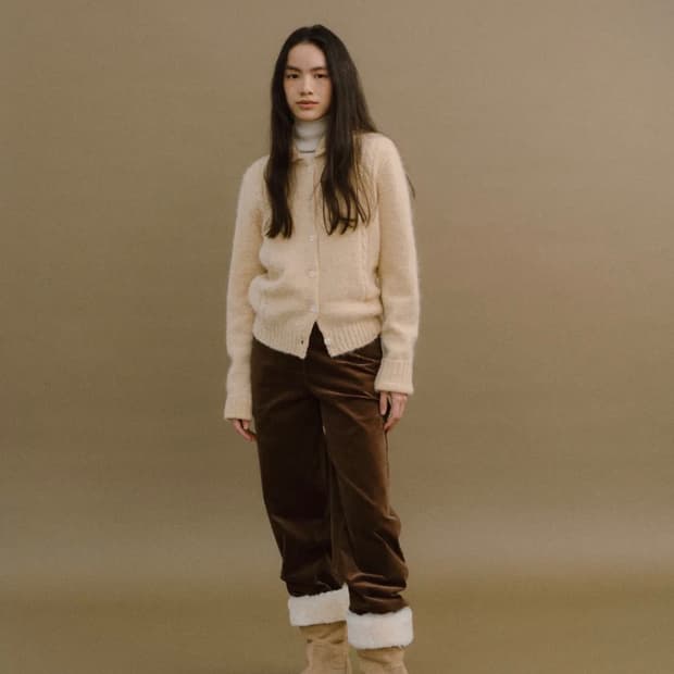 호와스 알파카 가디건