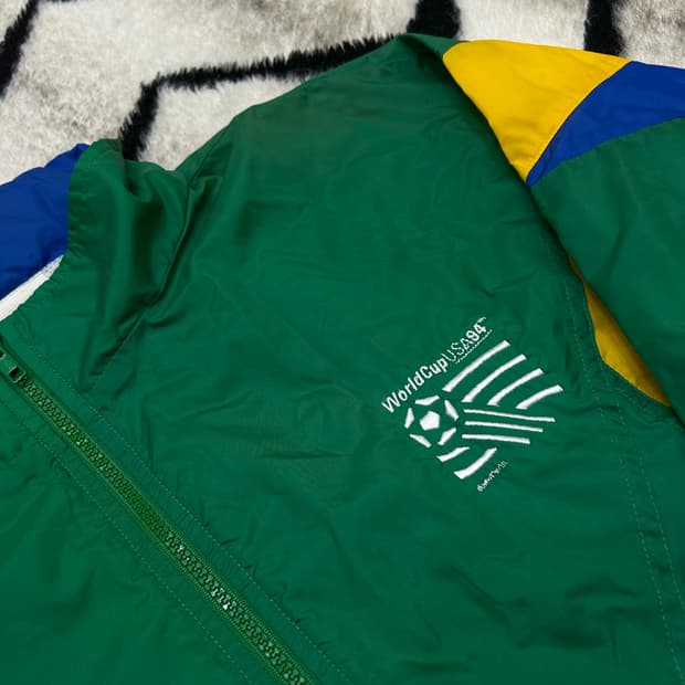 [실측L]Nutmeg USA1994 월드컵 브라질 국대 바람막이