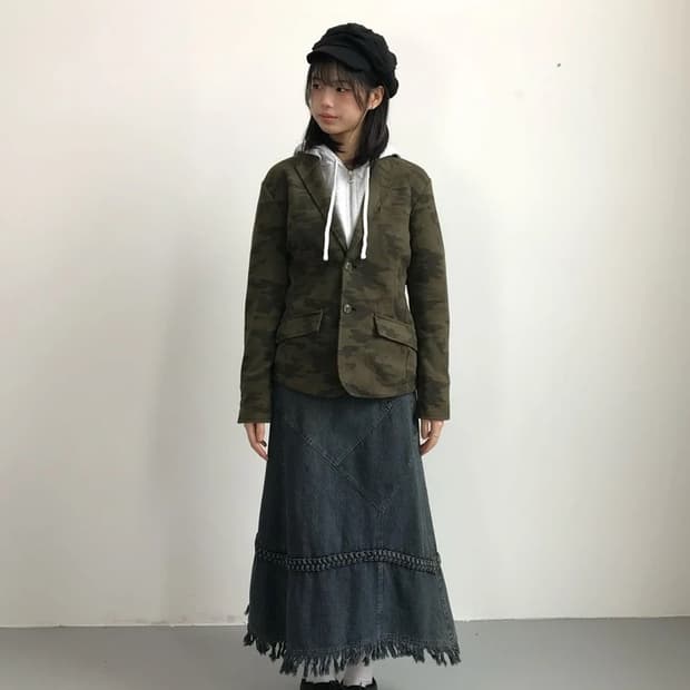 JPN Camouflage Tailored Blazer