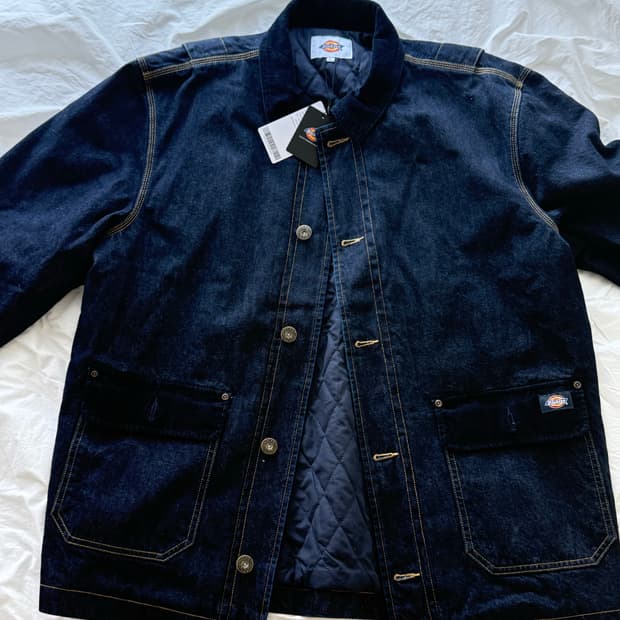 [미착용] 디키즈 데님 초어 자켓 재킷 Indigo Blue