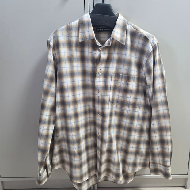 빈티지 이세이 미야케 옴브레 셔츠