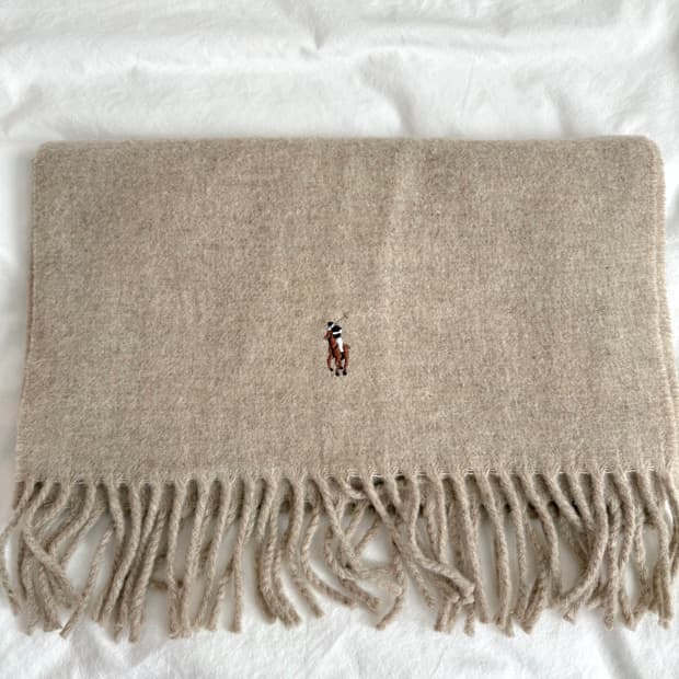 폴로 머플러 오트밀