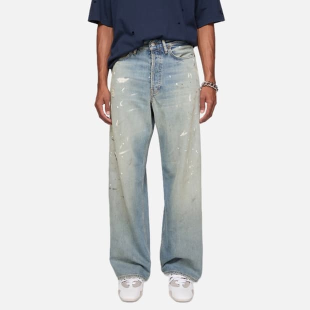 [S,M,L]아크네스튜디오 26ss 루즈 핏 데님팬츠/라이트 블루