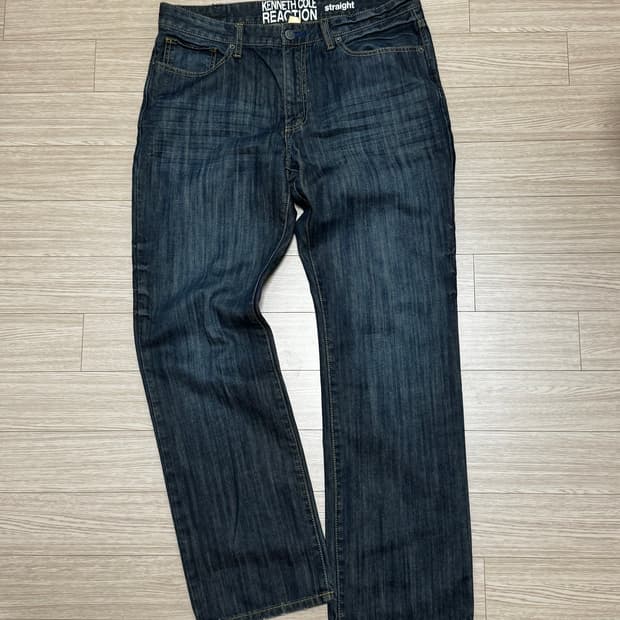 케네스콜 리액션 셀비지 스트레이트 X jean 데님팬츠 34x32