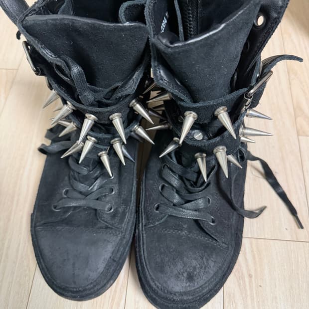 앤드뮐 레이스업 스니커즈