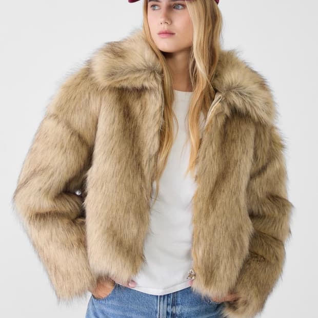 Stradivarius 퍼자켓