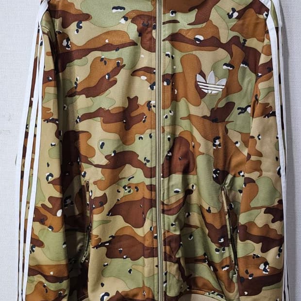 아디다스 밀리터리 카모 트랙탑 져지집업 105/XL