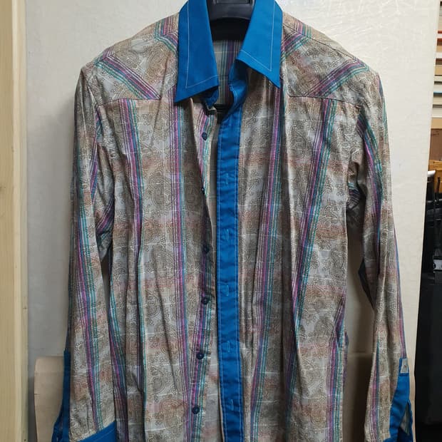 남성 베이즐리 유니크 셔츠 100