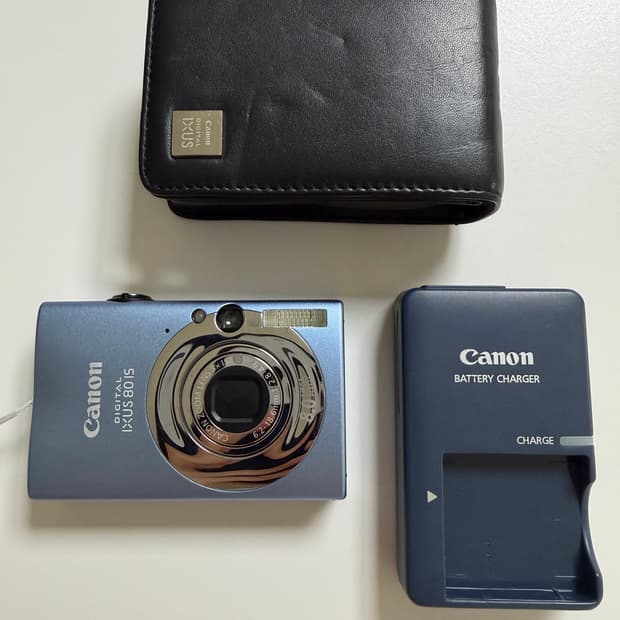 캐논 IXUS 80 is 블루 색상