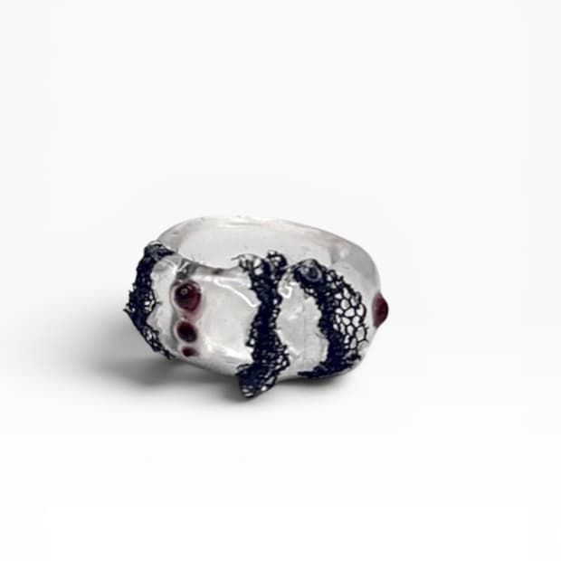 Blood Halo No 2. Resin ring