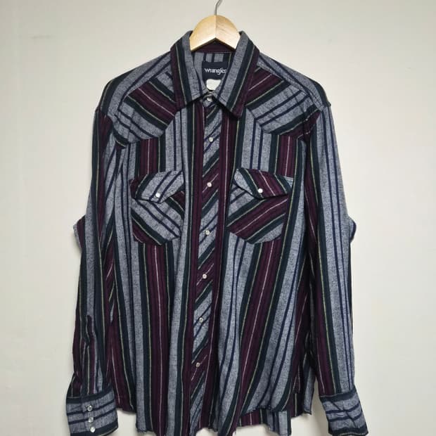 랭글러Wrangler 웨스턴 셔츠 XL사이즈 - S301