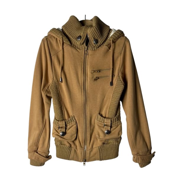 [INGNI] 잉그니 y2k 니트 후드집업