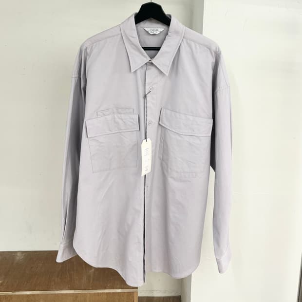 언유즈드 라벤더 20ss 플랩 포켓 셔츠