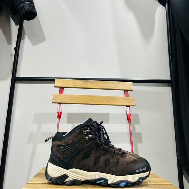 255) 몽벨 트레킹화 남성 남자 등산화 휴 브라운 스웨이드