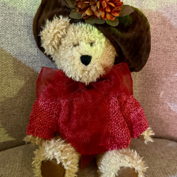 보이즈베어 곰인형 모자 쓴 테디베어 인형