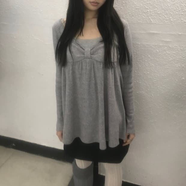 익스파이어드걸 밤비 소프트 탑 라이트그레이