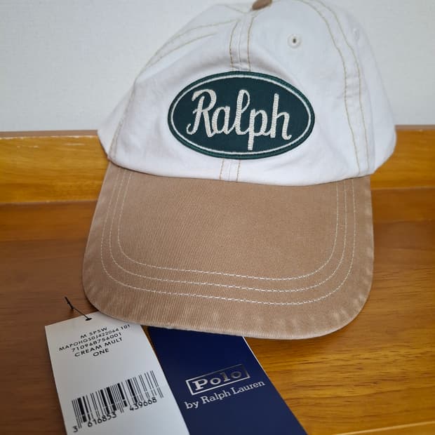 폴로 랄프로렌 워크웨어 볼캡 크림