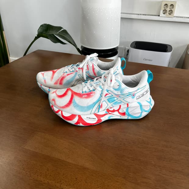 아식스 노바블라스트5 화이트 아쿠아리움 260mm