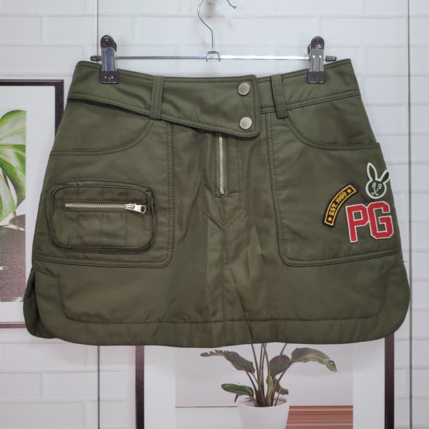 파리게이츠 골프 패딩 스커트 골프치마 0사이즈 상태최상