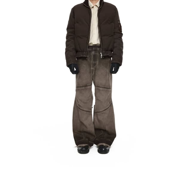 엑슬림 xlim ep8 down jacket brown m