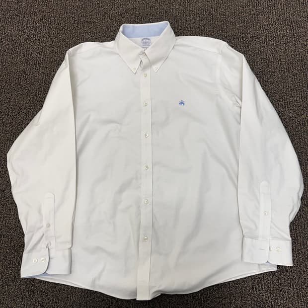 브룩스 브라더스 화이트 셔츠 XL