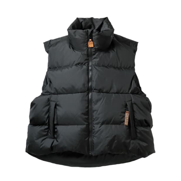 캐피탈 립스탑 다운 패딩 조끼