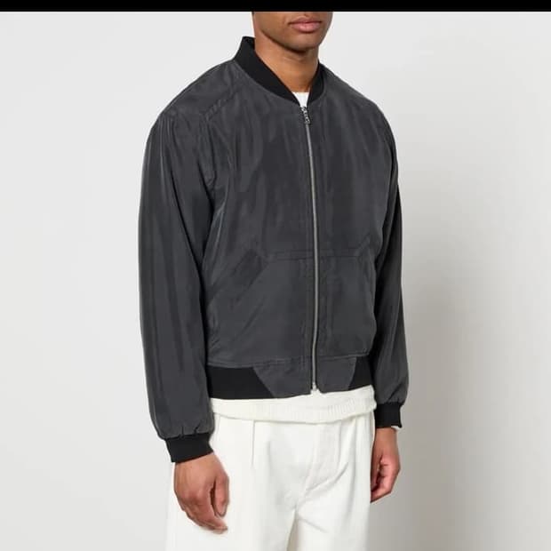 [50]Sunflower silk bomber