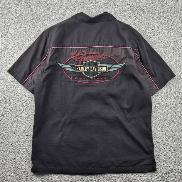 할리데이비슨 반팔 셔츠 ( M ) / 11937
