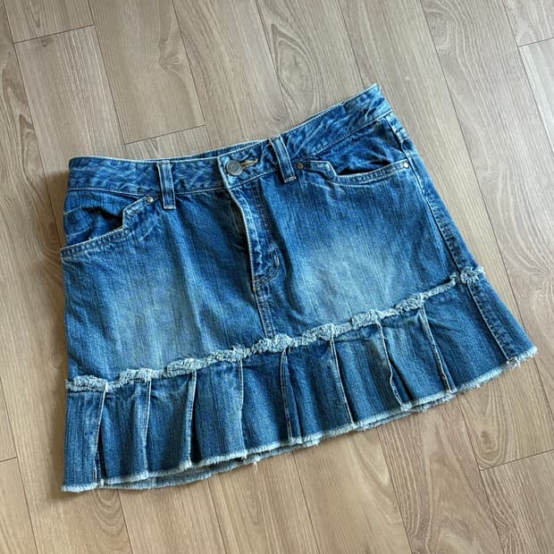일본 빈티지 데님스커트
