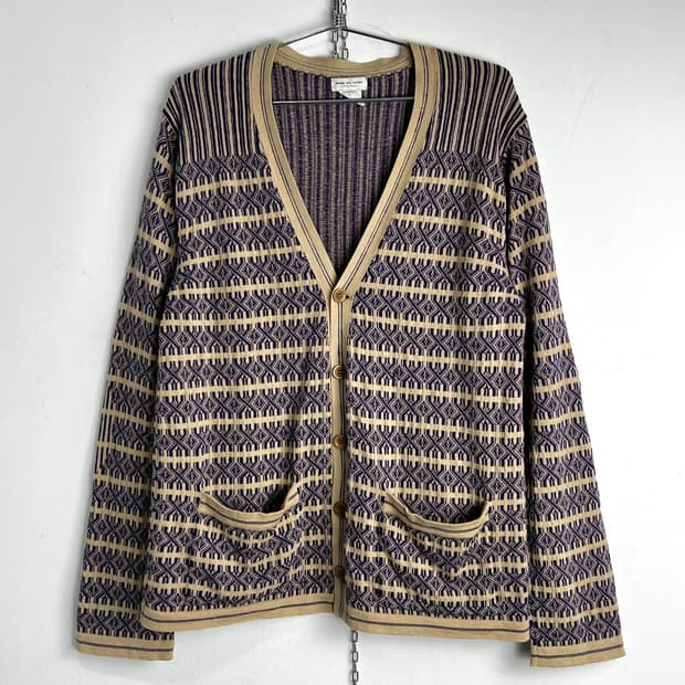 Dries Van Noten Leica Era Wool Cardigan