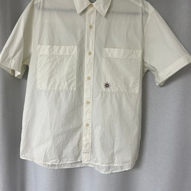 가든익스프레스 TWO POCKET HALF SHIRT 아이보리 L사이즈