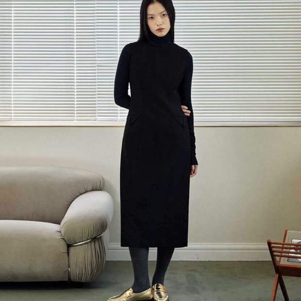 마이스(MAIS) 아워글라스 맥시원피스 55 새상품