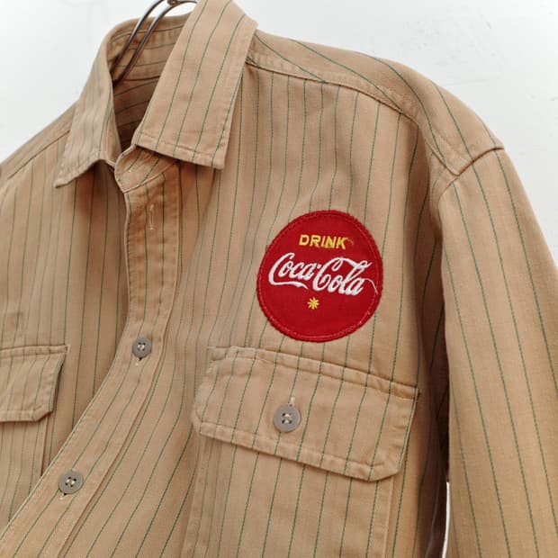 80's cocacola hbt work shirt