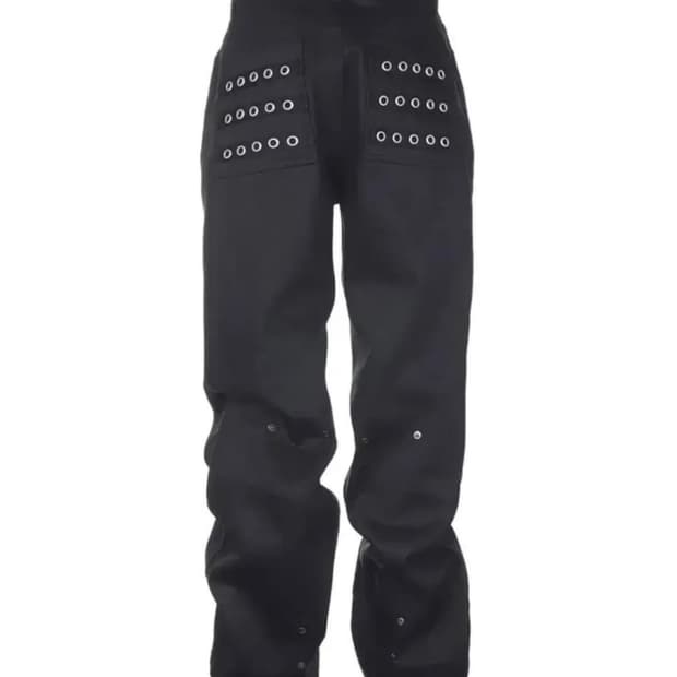 비엑세스 b.access eyelet button 팬츠 0