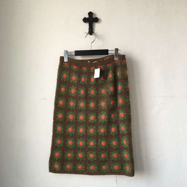 Crochet pattern midi skirt