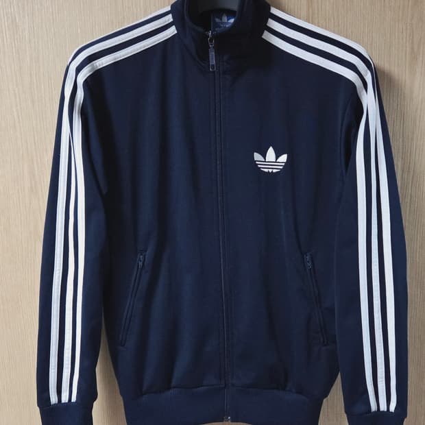 (착샷) 아디다스 파이어버드 져지 트랙탑 네이비 