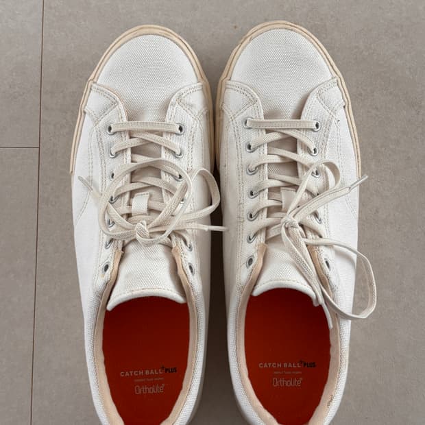 Catch Ball Offwhite canvas Sneakers US11